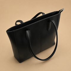 Evora Black Tote Bag
