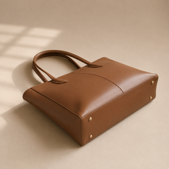 Evora Brown Tote Bag