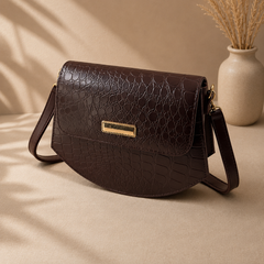Tulip Choco Crossbody Bag