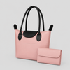 Elara Pink Tote Bag  With Free Pouch