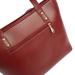 REENA MAROON TOTE BAG