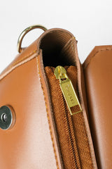 Sleek Brown Shoulder Bag