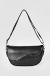 Sleek Black Shoulder Bag