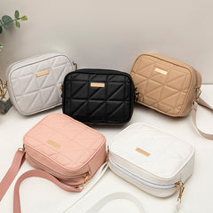 Grace Quilted Pink Cross Body Bags