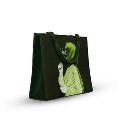 Floral Green Tote Bag