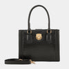 Urban Croc texture Black Bag