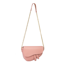 Elegant Pink Crossbody Bag