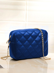 BLUE  LUXE CROSS BODY BAG