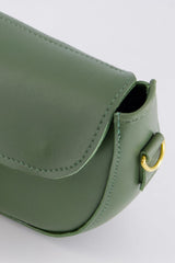 Sleek Green Shoulder Bag