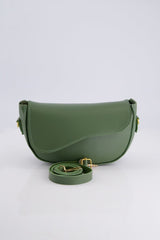 Sleek Green Shoulder Bag