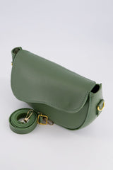 Sleek Green Shoulder Bag