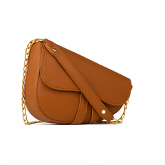 Elegant Brown Crossbody Bag