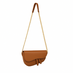 Elegant Brown Crossbody Bag