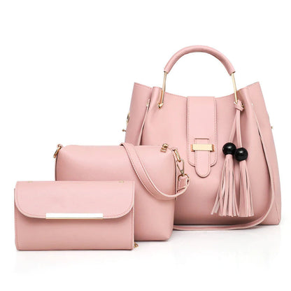 QUEEN PINK 3PCS BAGSET