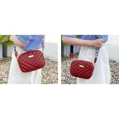 Aura Maroon Cross Body Bag