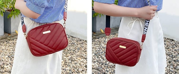 Aura Maroon Cross Body Bag