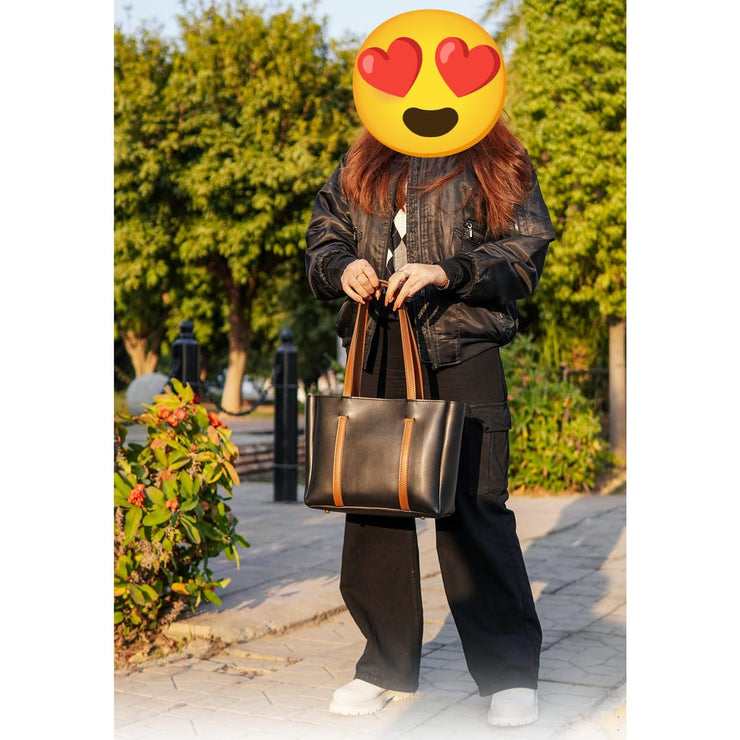 Large Stay Bag Brown And Black