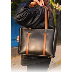 Large Stay bag Black and Brown