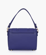 Blue Compact Top Handle Cross Body Bags