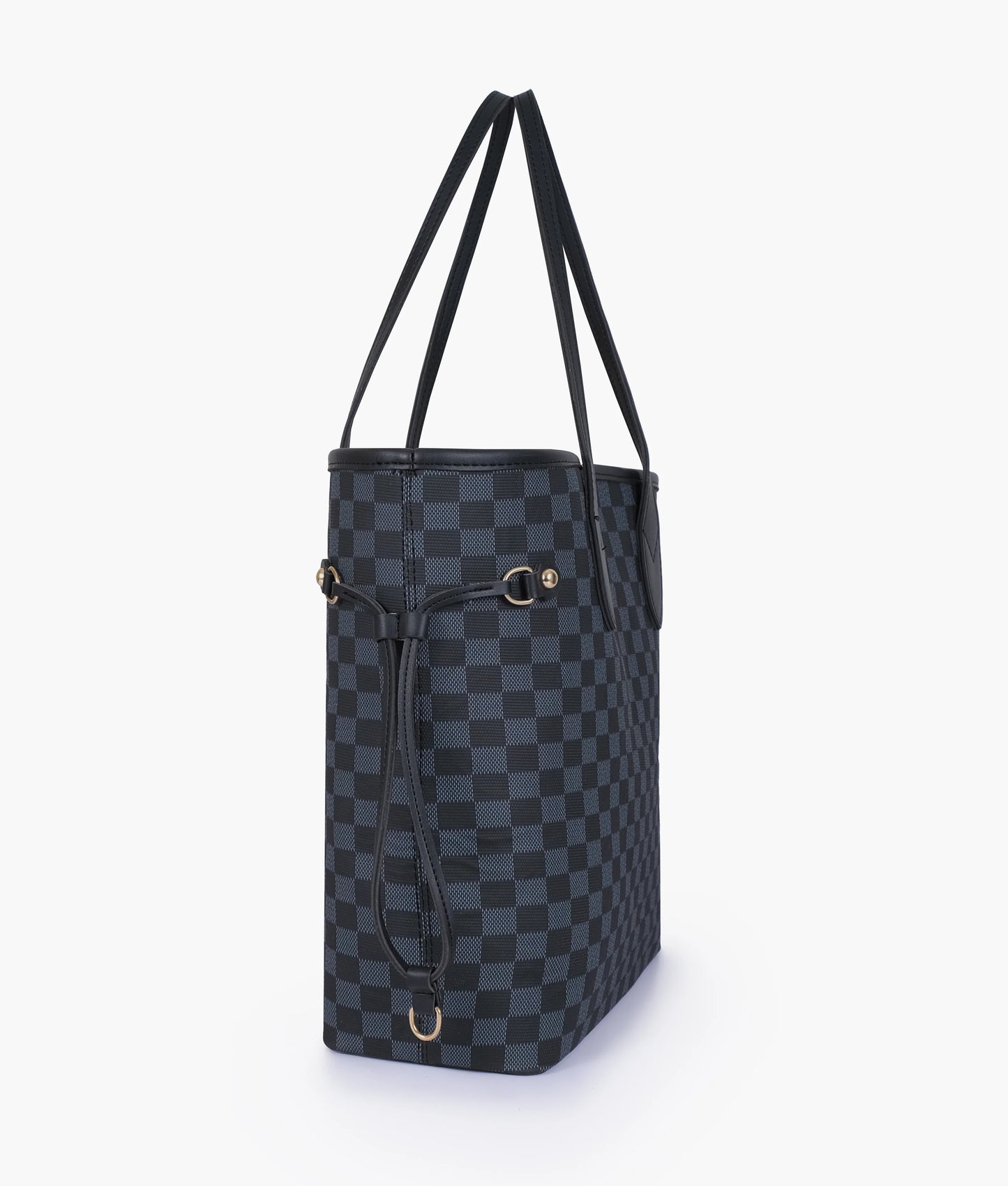 Classic Black Checkered Tote Bag