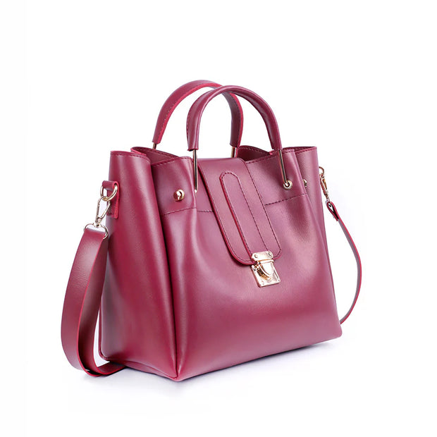 ELEGANCCE MAROON 3PCS HANDBAGS